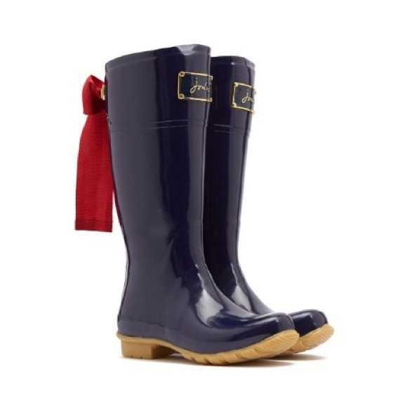 Joules Shoes - Women’s Joules French Navy Evedon Rain Boot